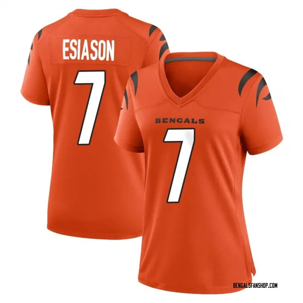 Women's Boomer Esiason Cincinnati Bengals Game Orange Jersey