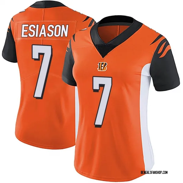 Women's Boomer Esiason Cincinnati Bengals Limited Orange Vapor Untouchable Jersey