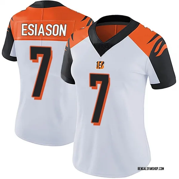 Women's Boomer Esiason Cincinnati Bengals Limited White Vapor Untouchable Jersey