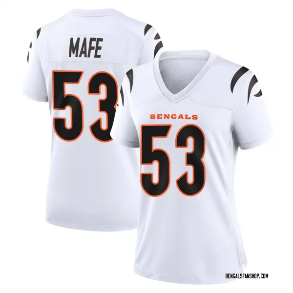 Women's Boye Mafe Cincinnati Bengals Game White Jersey