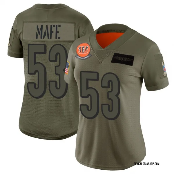 Women's Boye Mafe Cincinnati Bengals Limited Camo 2019 Salute to Service Jersey
