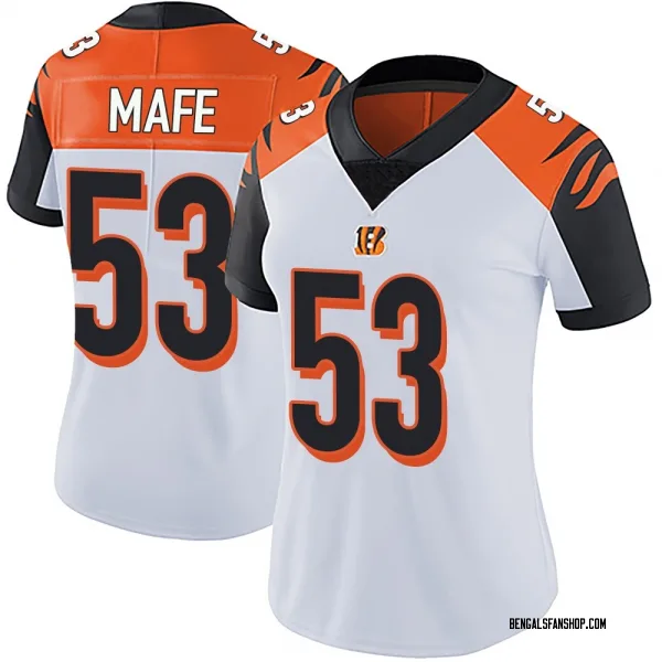 Women's Boye Mafe Cincinnati Bengals Limited White Vapor Untouchable Jersey