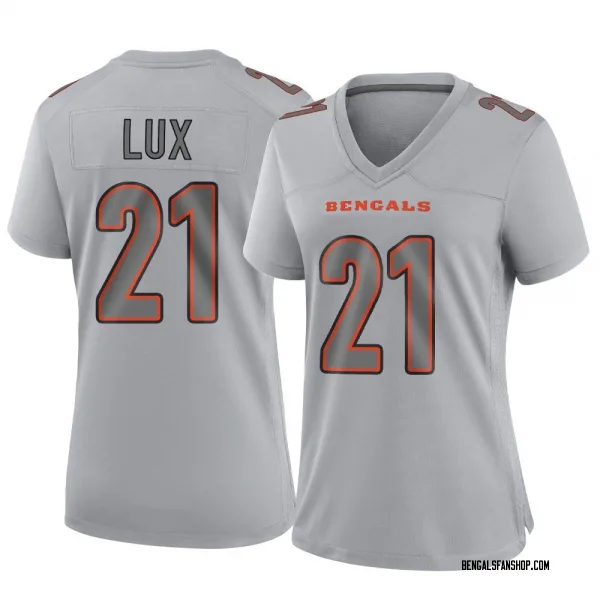 Women's Bralyn Lux Cincinnati Bengals Game Gray Atmosphere Fashion Jersey