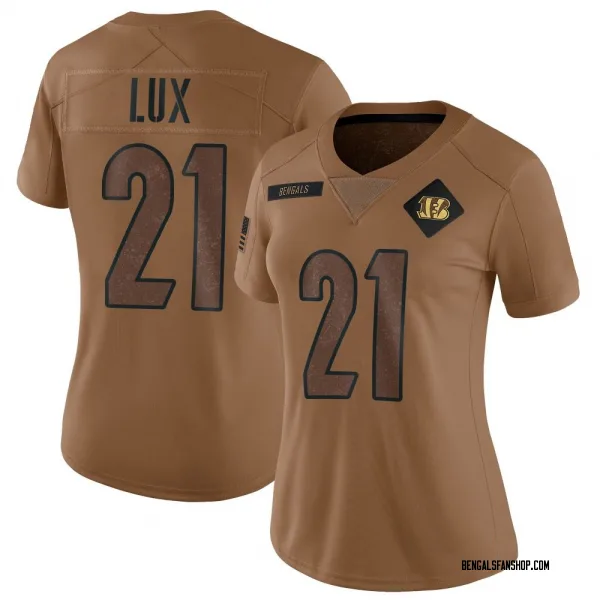 Women's Bralyn Lux Cincinnati Bengals Limited Brown 2023 Salute To Service Jersey