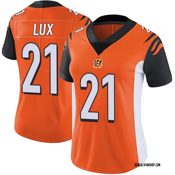 Women's Bralyn Lux Cincinnati Bengals Limited Orange Vapor Untouchable Jersey