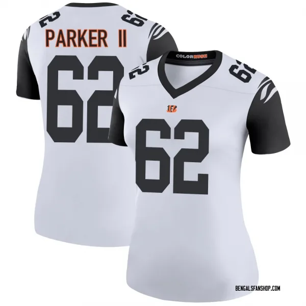 Women's Brian Parker II Cincinnati Bengals Legend White Color Rush Jersey