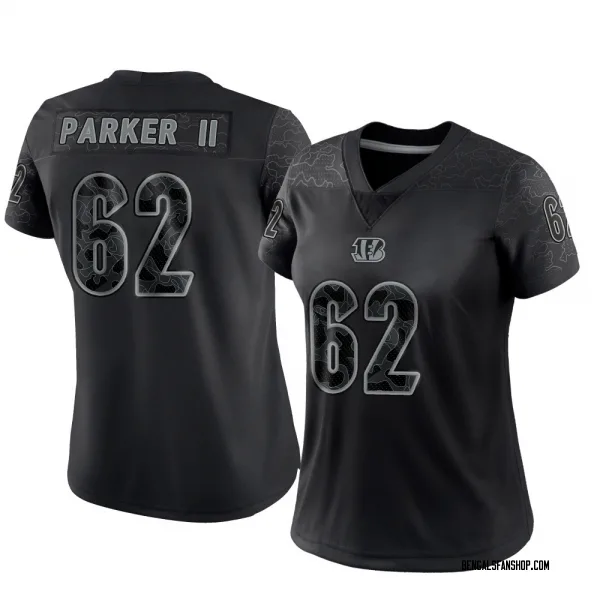 Women's Brian Parker II Cincinnati Bengals Limited Black Reflective Jersey