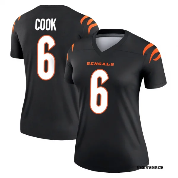 Women's Bryan Cook Cincinnati Bengals Legend Black Jersey