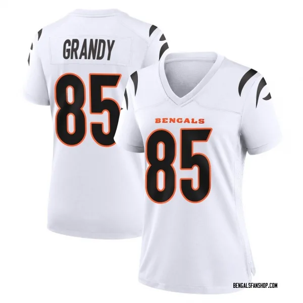 Women's Cam Grandy Cincinnati Bengals Game White Jersey