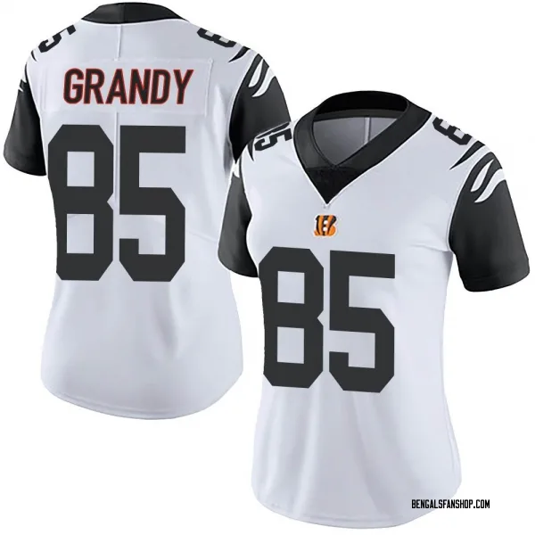 Women's Cam Grandy Cincinnati Bengals Limited White Color Rush Vapor Untouchable Jersey