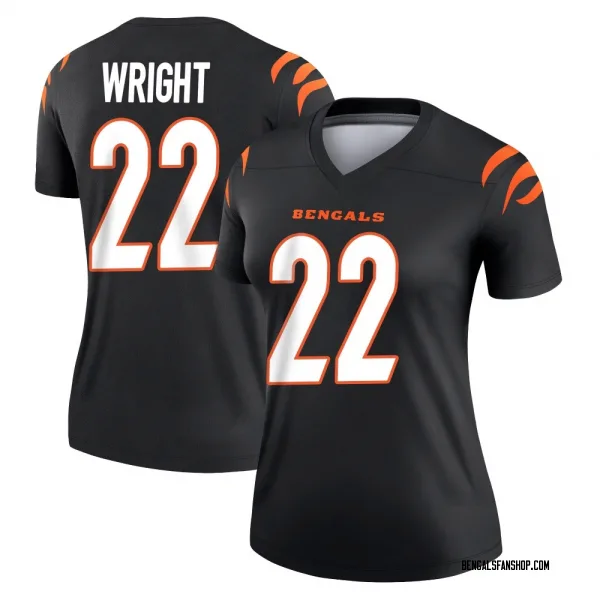 Women's Ceyair Wright Cincinnati Bengals Legend Black Jersey