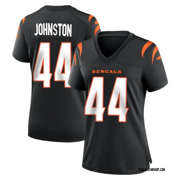 Women's Clay Johnston Cincinnati Bengals Game Black Team Color Jersey