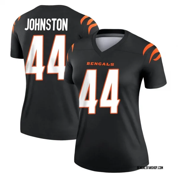 Women's Clay Johnston Cincinnati Bengals Legend Black Jersey