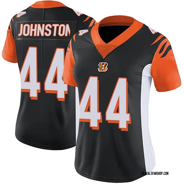 Women's Clay Johnston Cincinnati Bengals Limited Black Team Color Vapor Untouchable Jersey
