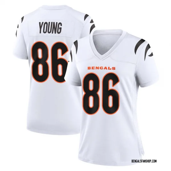 Women's Colbie Young Cincinnati Bengals Game White Jersey