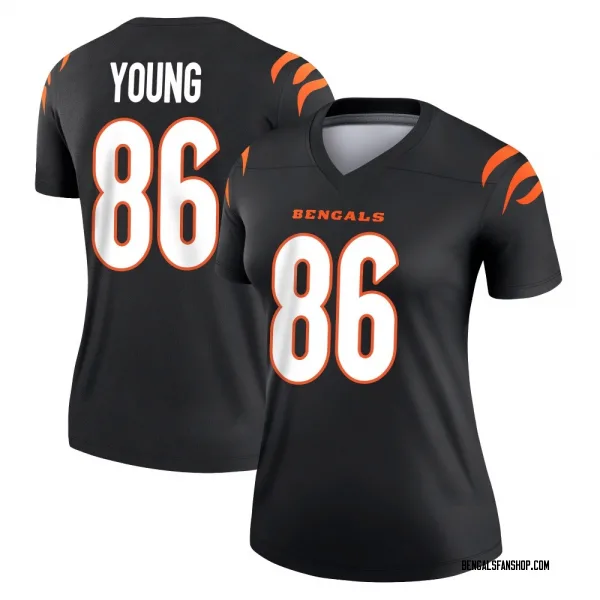 Women's Colbie Young Cincinnati Bengals Legend Black Jersey