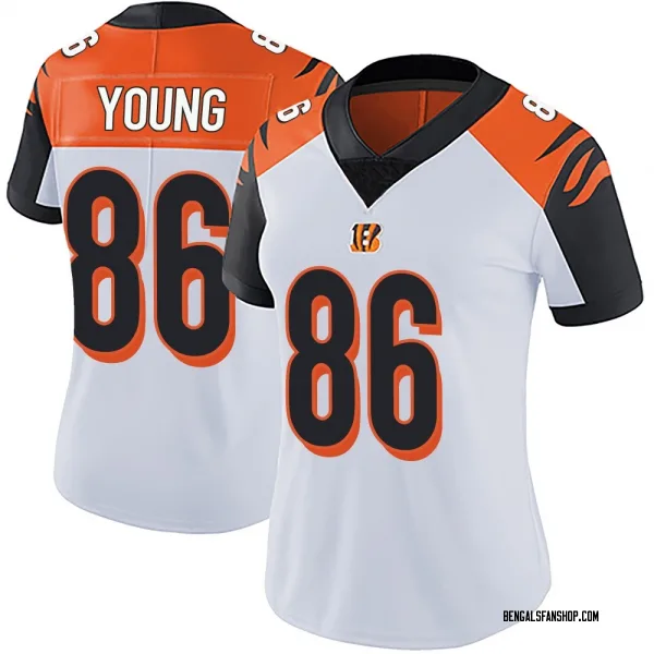 Women's Colbie Young Cincinnati Bengals Limited White Vapor Untouchable Jersey