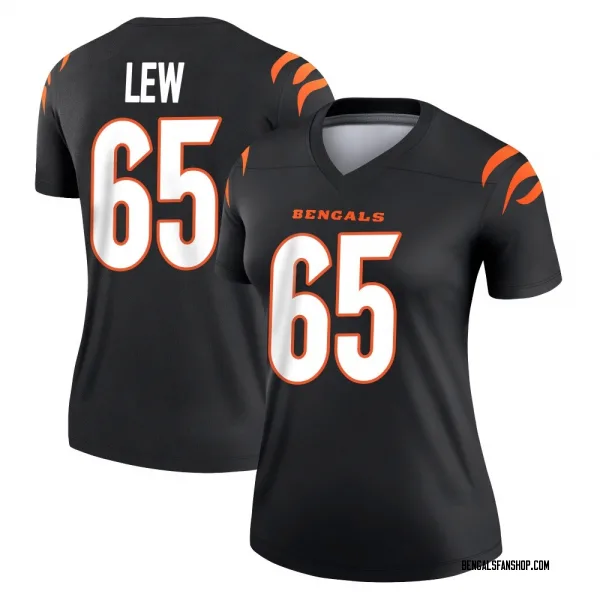 Women's Connor Lew Cincinnati Bengals Legend Black Jersey