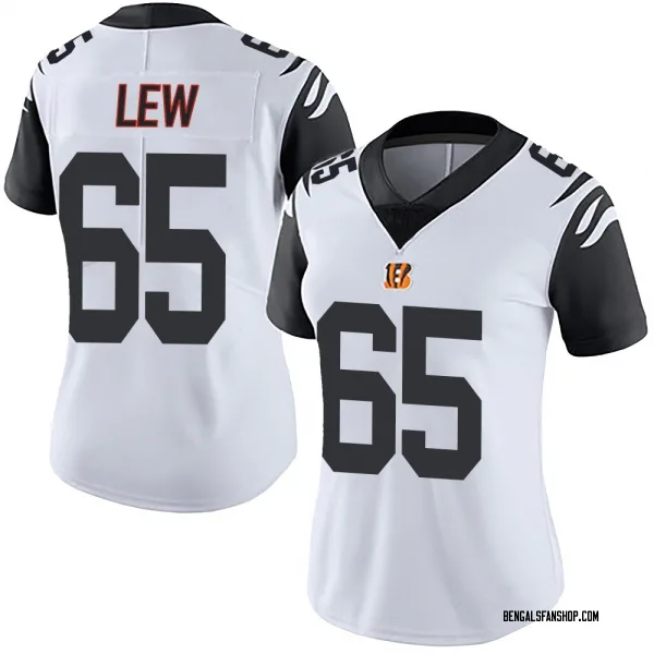 Women's Connor Lew Cincinnati Bengals Limited White Color Rush Vapor Untouchable Jersey