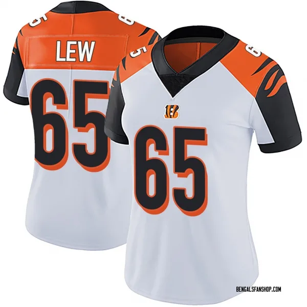 Women's Connor Lew Cincinnati Bengals Limited White Vapor Untouchable Jersey