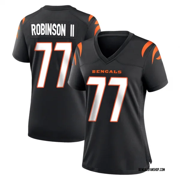 Women's Corey Robinson II Cincinnati Bengals Game Black Team Color Jersey