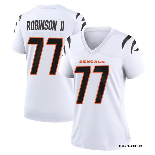 Women's Corey Robinson II Cincinnati Bengals Game White Jersey