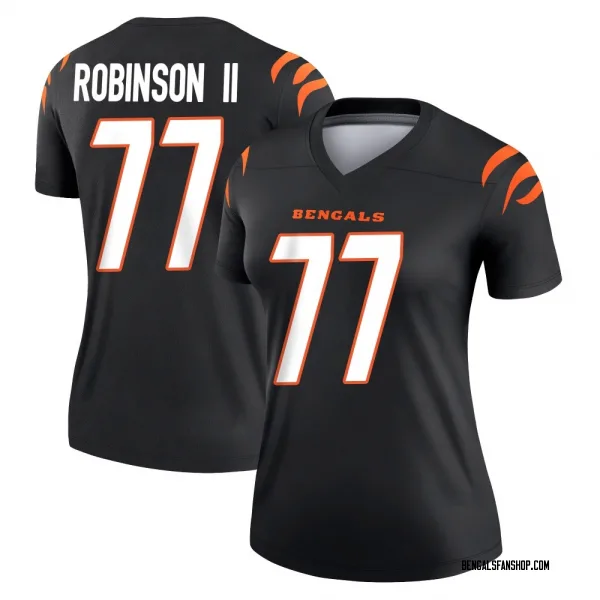 Women's Corey Robinson II Cincinnati Bengals Legend Black Jersey