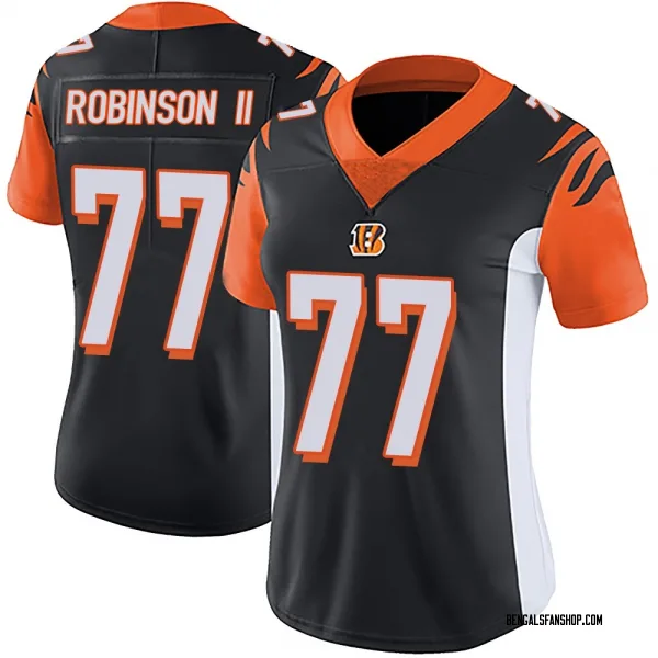 Women's Corey Robinson II Cincinnati Bengals Limited Black Team Color Vapor Untouchable Jersey