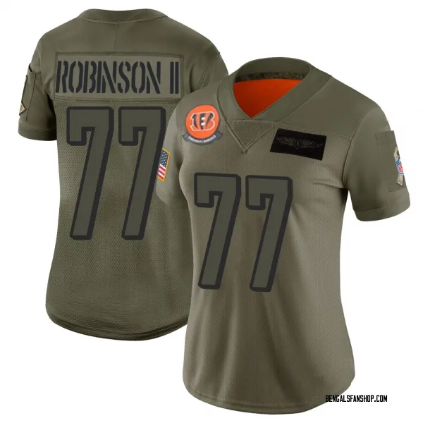 Women's Corey Robinson II Cincinnati Bengals Limited Camo 2019 Salute to Service Jersey