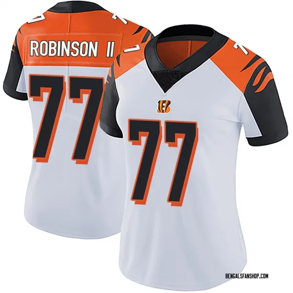 Women's Corey Robinson II Cincinnati Bengals Limited White Vapor Untouchable Jersey