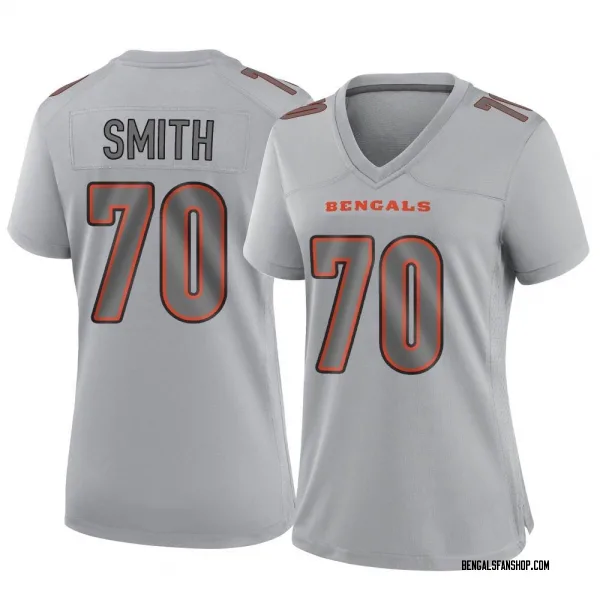 Women's D'Ante Smith Cincinnati Bengals Game Gray Atmosphere Fashion Jersey