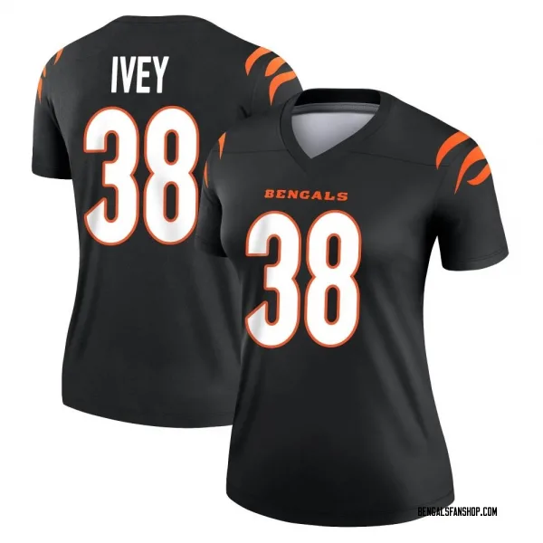 Women's DJ Ivey Cincinnati Bengals Legend Black Jersey