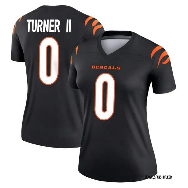 Women's DJ Turner II Cincinnati Bengals Legend Black Jersey
