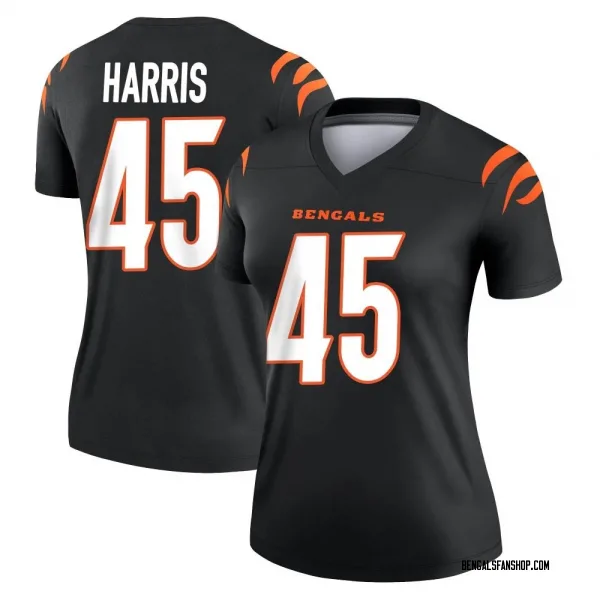 Women's Darien Harris Cincinnati Bengals Legend Black Jersey