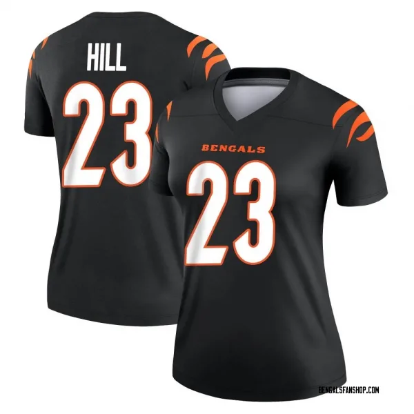 Women's Dax Hill Cincinnati Bengals Legend Black Jersey