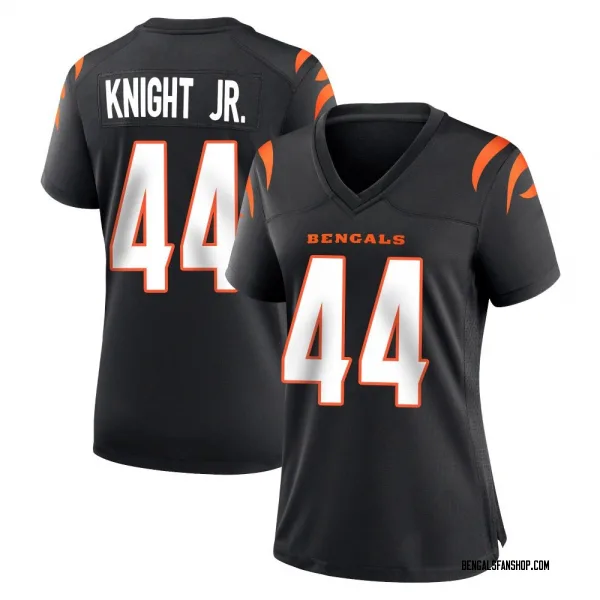 Women's Demetrius Knight Jr. Cincinnati Bengals Game Black Team Color Jersey
