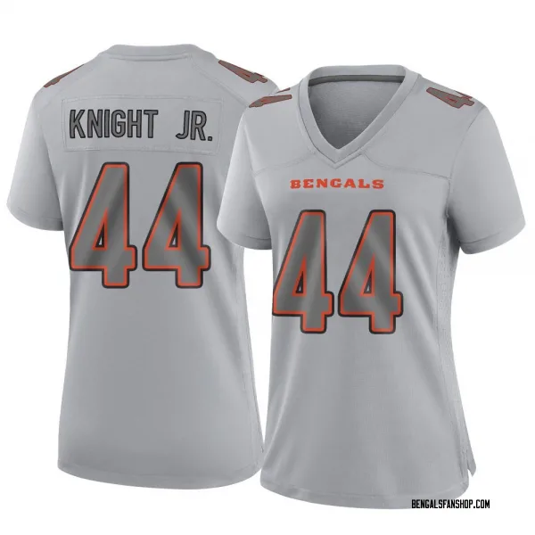Women's Demetrius Knight Jr. Cincinnati Bengals Game Gray Atmosphere Fashion Jersey
