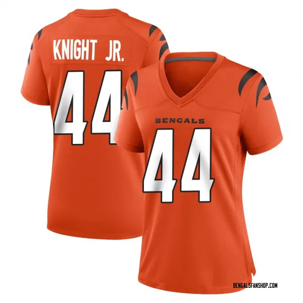 Women's Demetrius Knight Jr. Cincinnati Bengals Game Orange Jersey