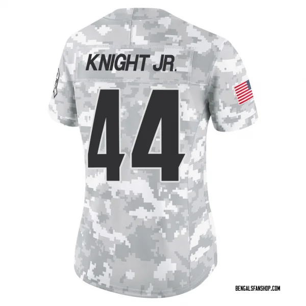 Women's Demetrius Knight Jr. Cincinnati Bengals Limited Arctic Camo 2024 Salute to Service Jersey