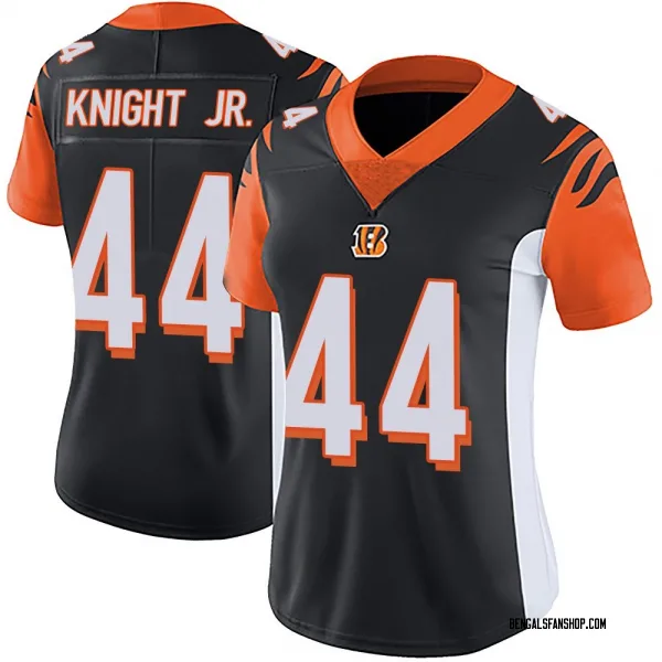 Women's Demetrius Knight Jr. Cincinnati Bengals Limited Black Team Color Vapor Untouchable Jersey