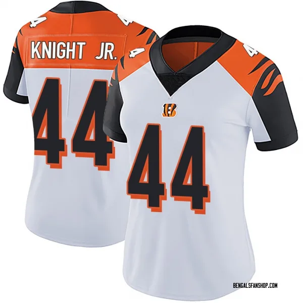 Women's Demetrius Knight Jr. Cincinnati Bengals Limited White Vapor Untouchable Jersey