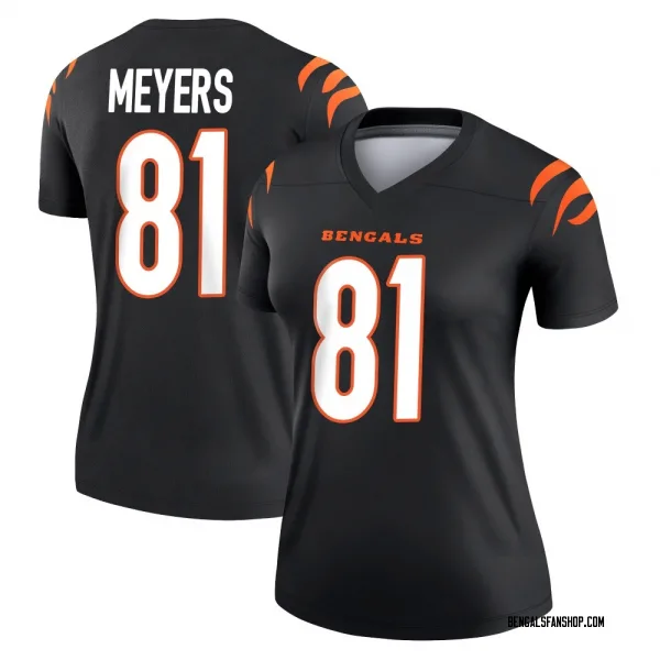 Women's Dohnte Meyers Cincinnati Bengals Legend Black Jersey