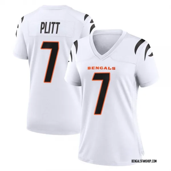 Women's Drew Plitt Cincinnati Bengals Game White Jersey