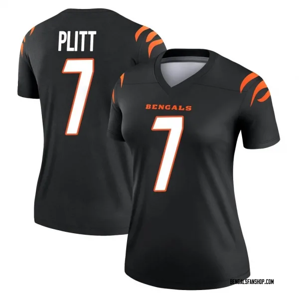 Women's Drew Plitt Cincinnati Bengals Legend Black Jersey
