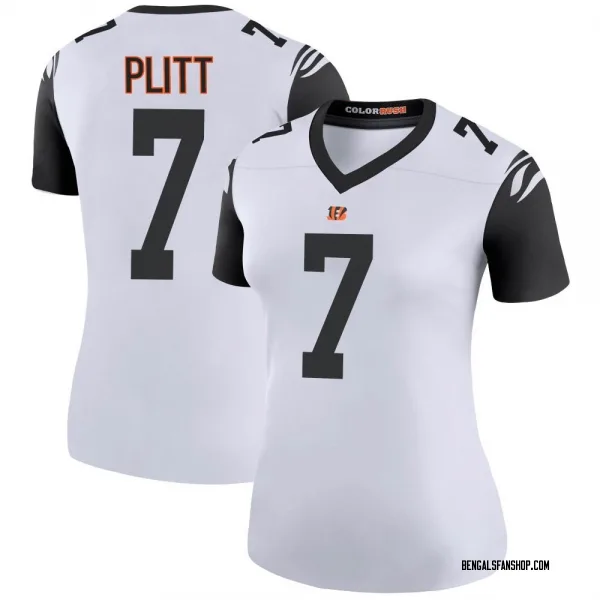 Women's Drew Plitt Cincinnati Bengals Legend White Color Rush Jersey