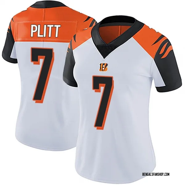 Women's Drew Plitt Cincinnati Bengals Limited White Vapor Untouchable Jersey