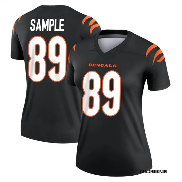 Women's Drew Sample Cincinnati Bengals Legend Black Jersey