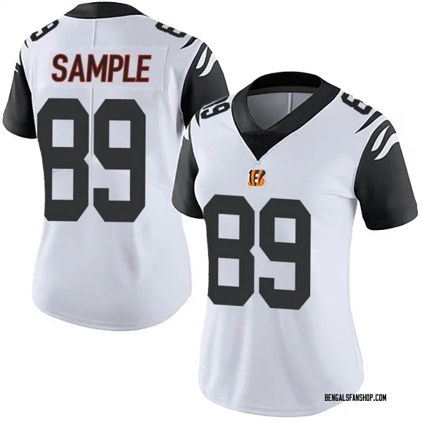 Women's Drew Sample Cincinnati Bengals Limited White Color Rush Vapor Untouchable Jersey