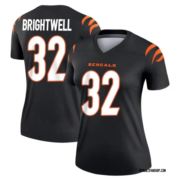 Women's Gary Brightwell Cincinnati Bengals Legend Black Jersey