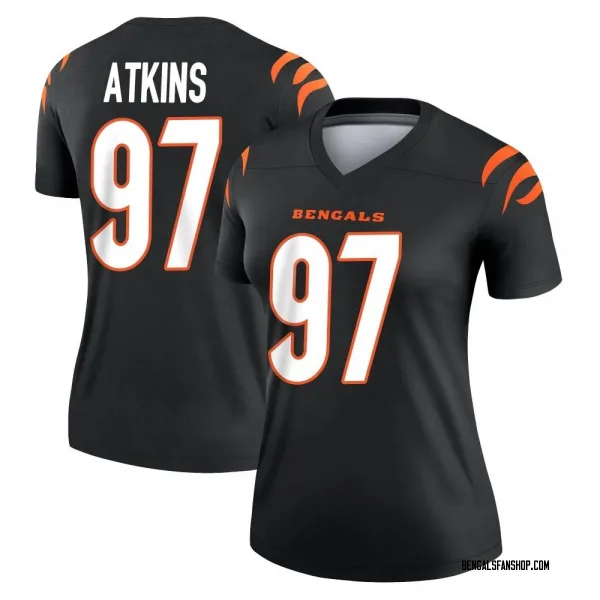 Women's Geno Atkins Cincinnati Bengals Legend Black Jersey